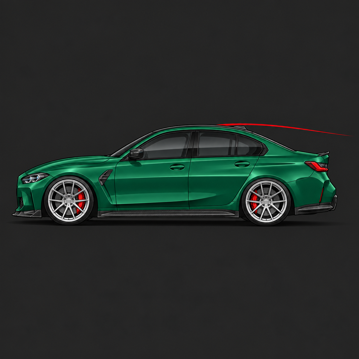 BMW M3 G80 – kit carbone Carbon Driver