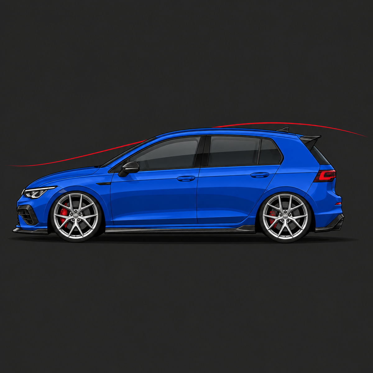 Volkswagen Golf 8 R – kit carbone Carbon Driver