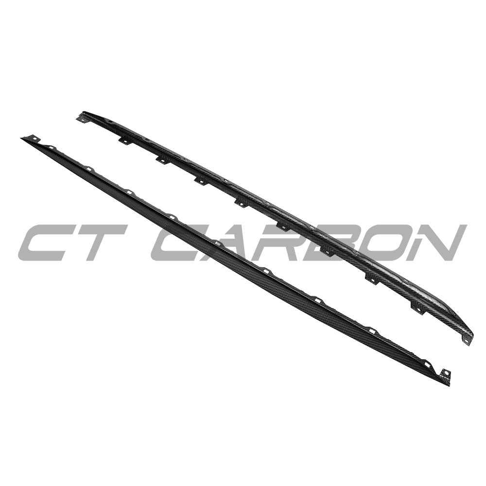 CT CARBON AUDI RS3 8Y 2022+ CARBON FIBRE SIDE SKIRTS - V3 | SWISS HOMOLOGATED