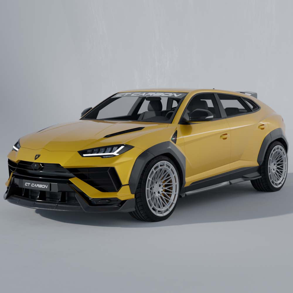 CT CARBON LAMBORGHINI URUS S DRY CARBON FIBRE SPLITTER - CT DESIGN | HOMOLOGATION IN PROCESS