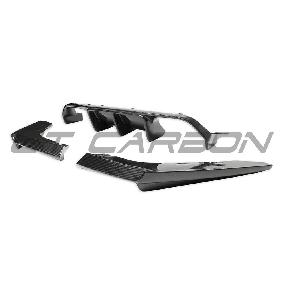 CT CARBON BMW M3/M4 F80/F82/F83 2014-2020 DRY CARBON DIFFUSER - V2 | SWISS HOMOLOGATED