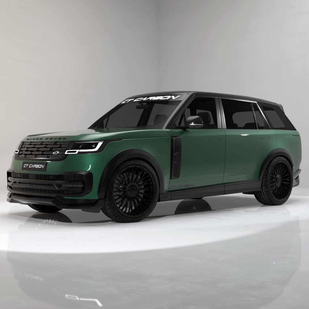 CT CARBON RANGE ROVER L460 2022+ CARBON FIBRE SIDE SKIRTS - LWB - CT DESIGN | SWISS HOMOLOGATED