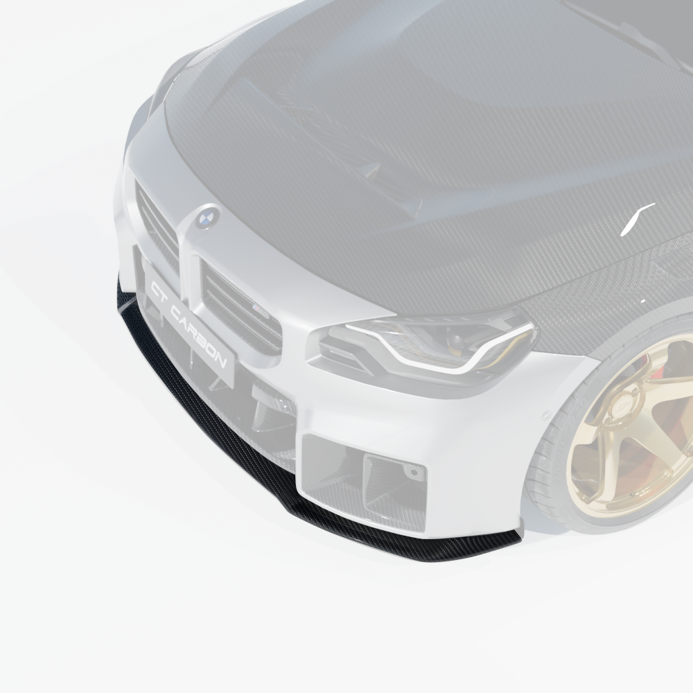 BMW G87 M2 CARBON FIBRE SPLITTER - V5 - CT DESIGN - 1