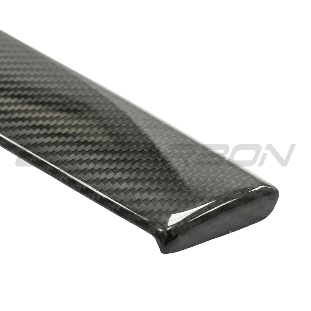 CT CARBON TESLA MODEL S 2021+ FACELIFT CARBON FIBRE DASHBOARD TRIM STICK ON | NO HOMOLOGATION