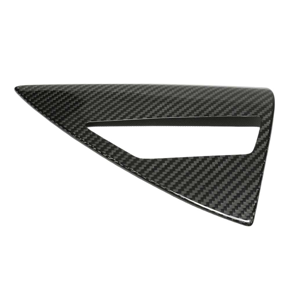 CT CARBON TESLA MODEL Y 2025+ FACELIFT DRY CARBON FIBRE CHARGING LAMP COVER - V1 | SWISS HOMOLOGATED