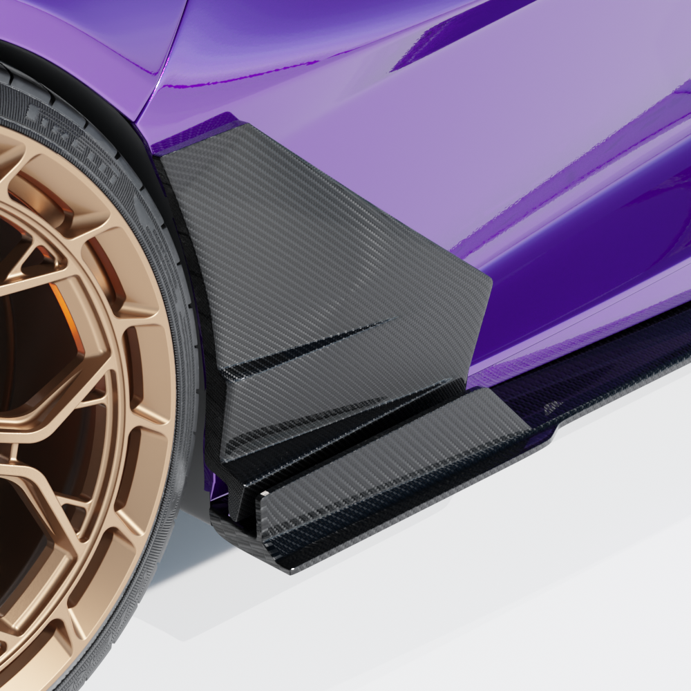 CT CARBON LAMBORGHINI REVUELTO MATTE CARBON FIBRE DOOR TRIM - CT DESIGN | SWISS HOMOLOGATED