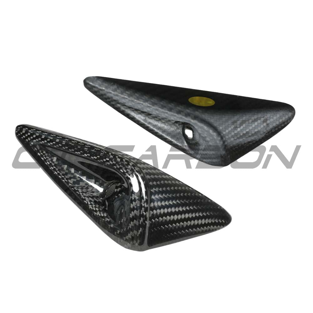 CT CARBON TESLA MODEL Y 2025+ FACELIFT DRY CARBON FIBRE SIDE CAMERA COVER - V1 | SWISS HOMOLOGATED