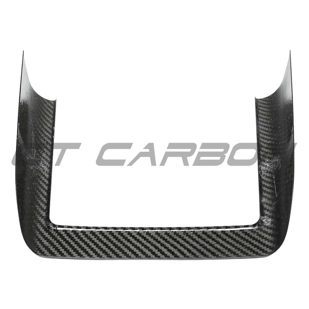 CT CARBON TESLA MODEL Y 2025+ FACELIFT DRY CARBON WIRELESS CHARGER FRAME COVER - V1 | NO HOMOLOGATION