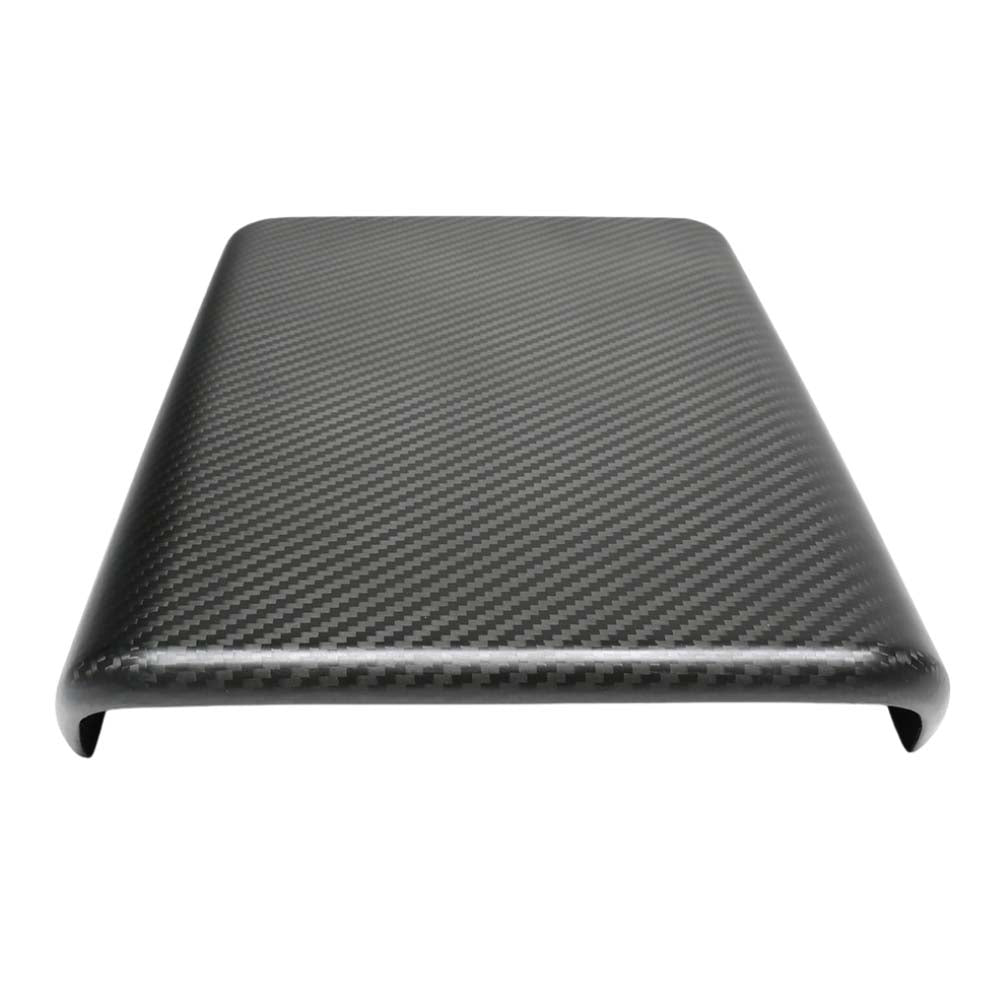 CT CARBON TESLA MODEL Y 2025+ FACELIFT MATTE DRY CARBON ARMREST COVER - V1 | NO HOMOLOGATION