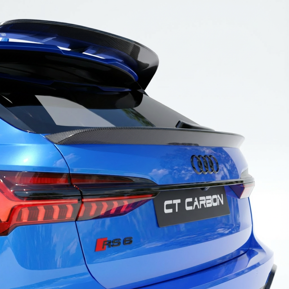 CT CARBON MIDDLE SPOILER AUDI RS6 C8 - CT DESIGN | SWISS HOMOLOGATED