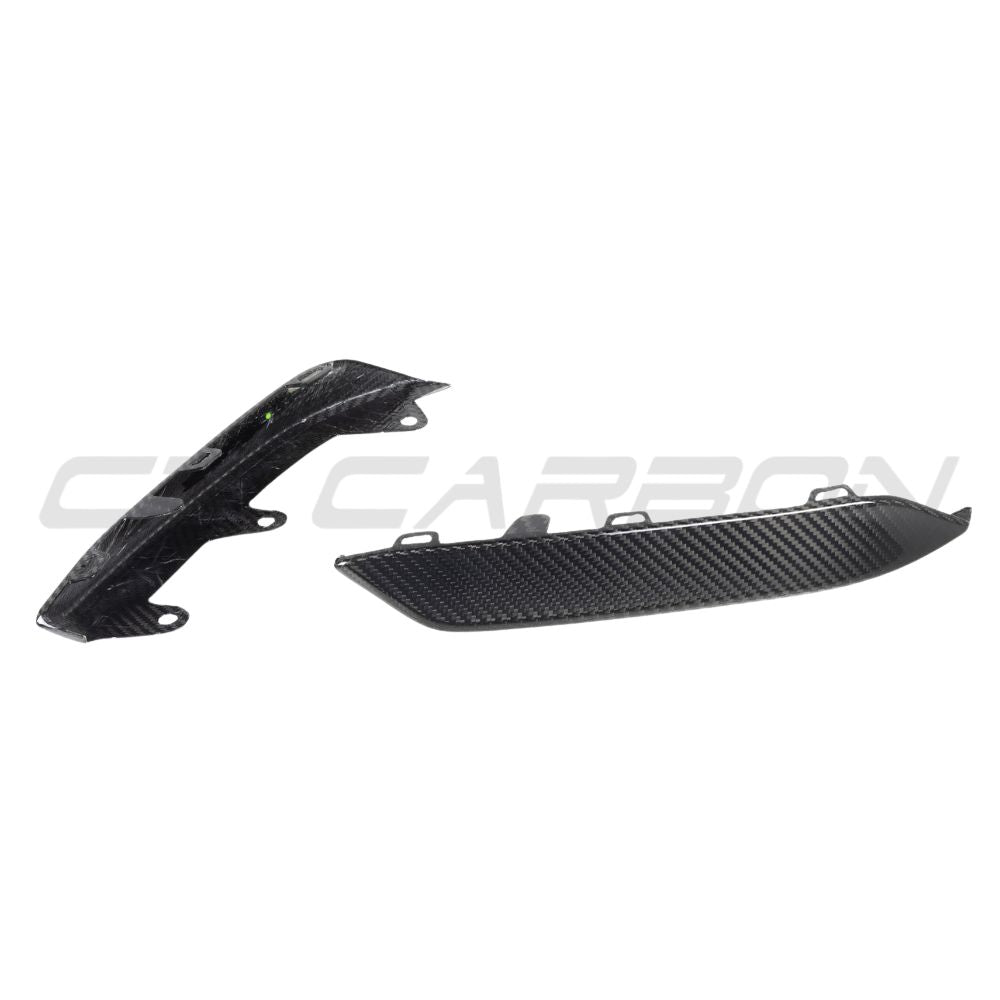 CT CARBON BMW M8 F91/F92/F93 2019+ CARBON FIBRE LOWER FRONT BUMPER TRIM | SWISS HOMOLOGATED