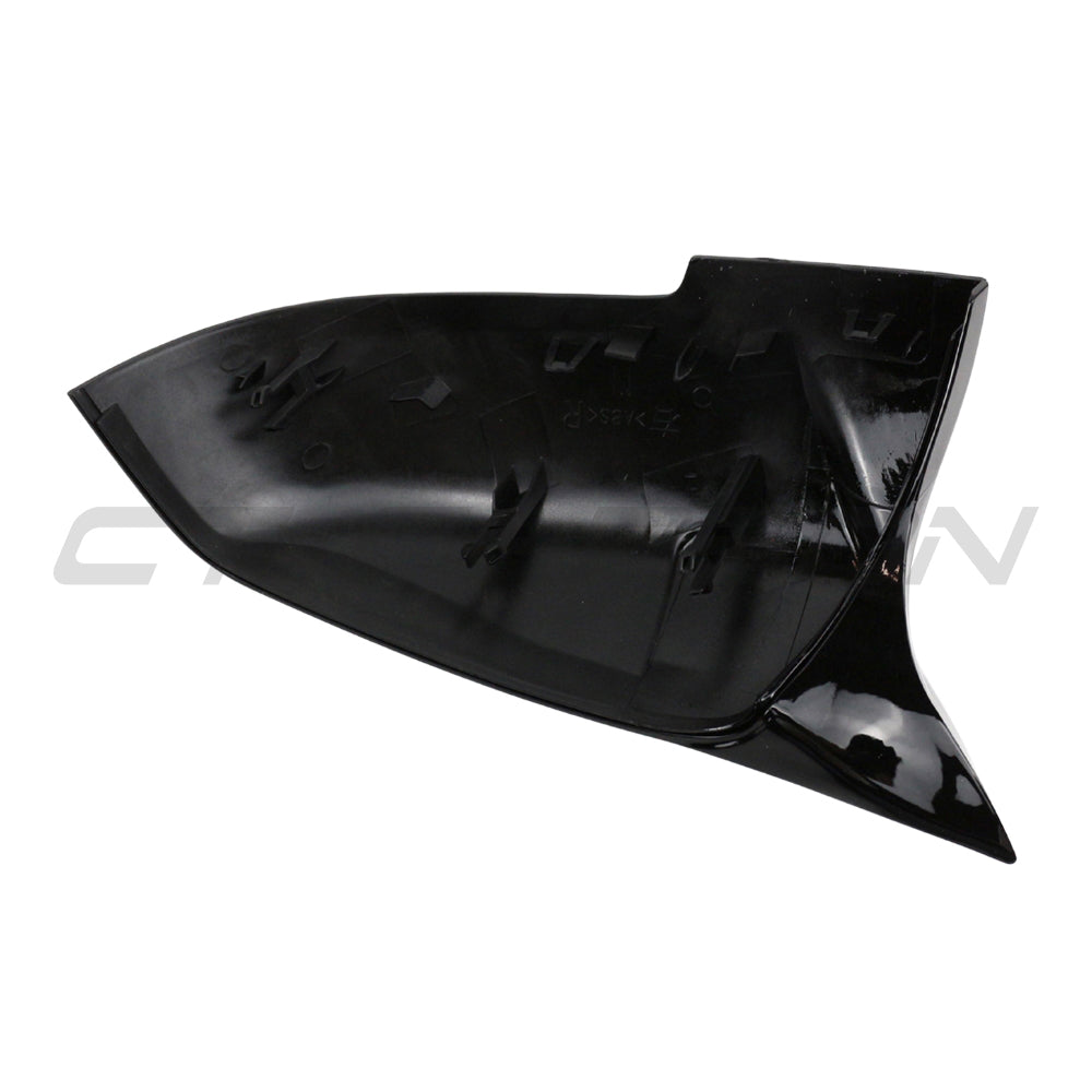 CT CARBON BMW 5 SERIES F10/F11 2013-2017 GLOSS BLACK MIRRORS | SWISS HOMOLOGATED