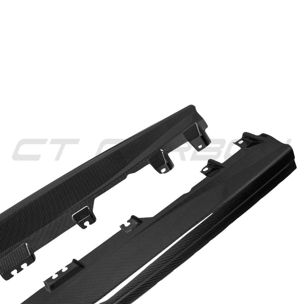 CT CARBON BMW X6 G06 LCI 2024+ CARBON FIBRE SIDE SKIRTS | SWISS HOMOLOGATED