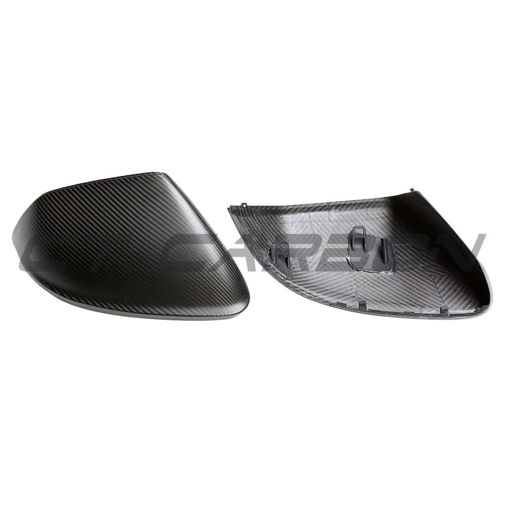 CT CARBON AUDI Q8/SQ8/RSQ8 & LAMBORGHINI URUS MATTE CARBON FIBRE MIRRORS - WITHOUT LANE ASSIST - RHD & LHD | SWISS HOMOLOGATED