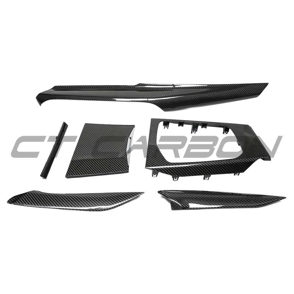 CT CARBON BMW GXX 2025+ LCI CARBON FIBRE CENTER CONSOLE TRIM - LHD | NO HOMOLOGATION