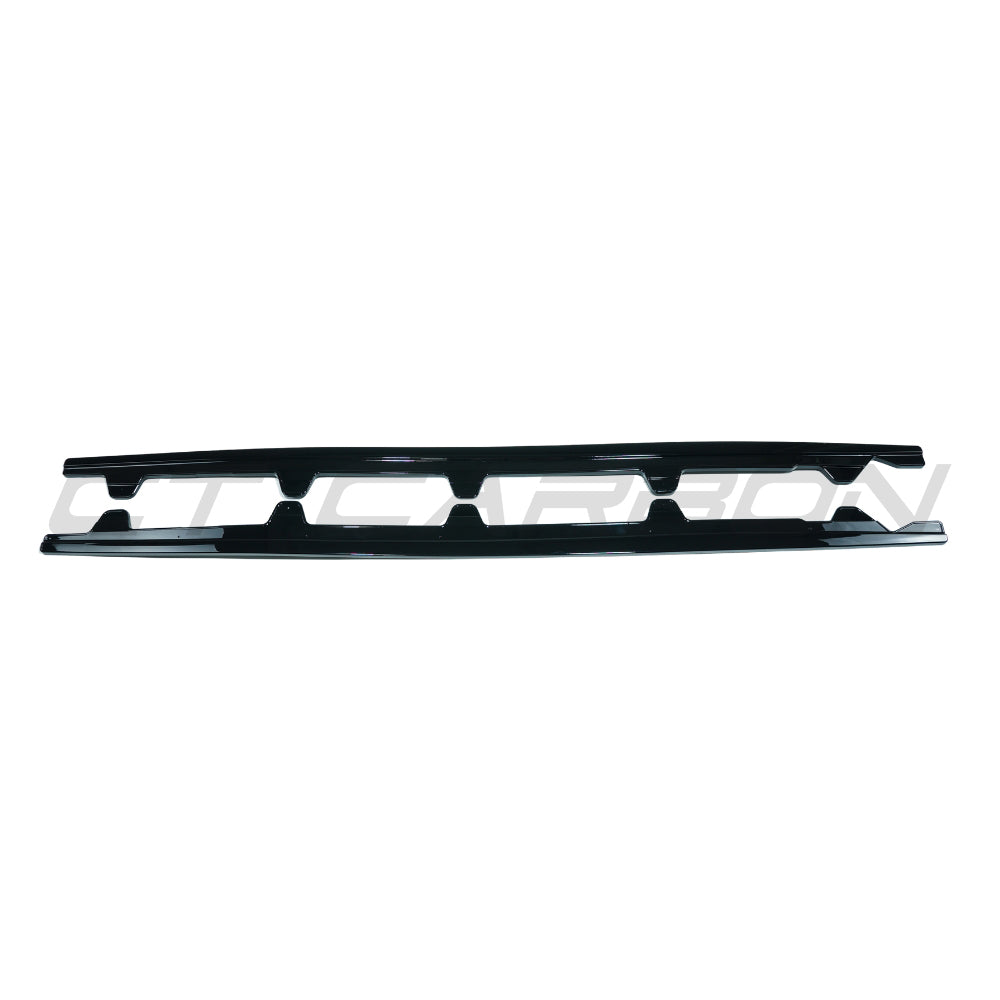 CT CARBON BMW 3 SERIES E90/E91 2005-2013 GLOSS BLACK SIDE SKIRTS | SWISS HOMOLOGATED
