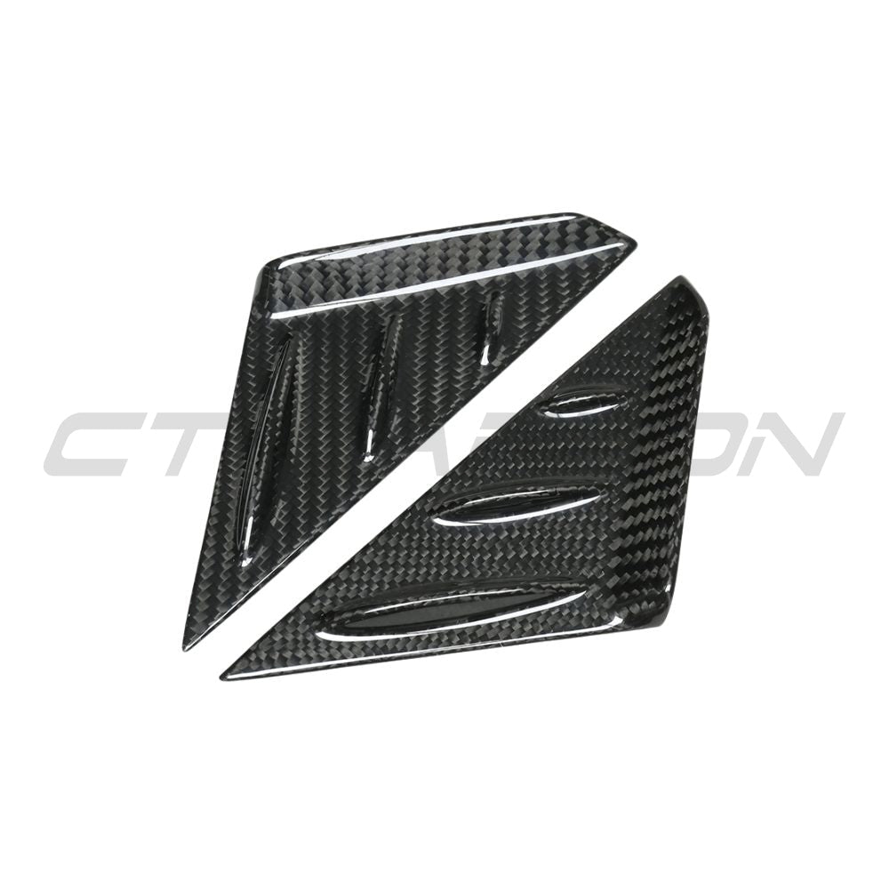 CT CARBON PORSCHE 911 & CAYMAN CARBON FIBRE A PILLAR TRIM | SWISS HOMOLOGATED