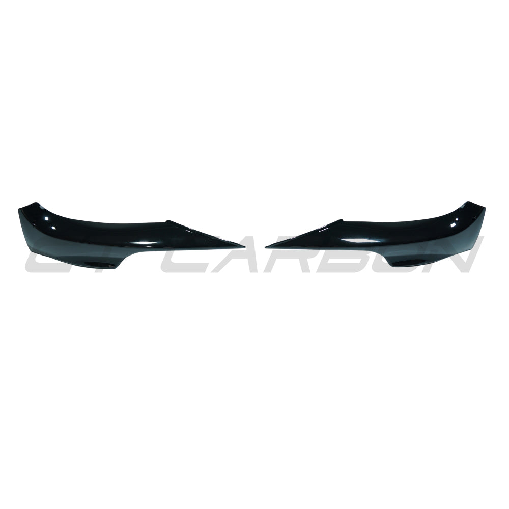 CT CARBON BMW E92/E93 3 SERIES PRE-LCI 2006-2009 GLOSS BLACK SPLITTER CORNERS - V2 | HOMOLOGATION IN PROCESS