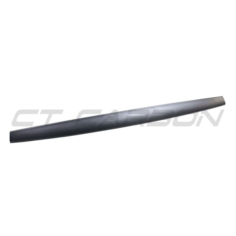 CT CARBON TESLA MODEL 3 2017-2023 MATTE CARBON FIBRE DASHBOARD TRIM STICK ON | NO HOMOLOGATION