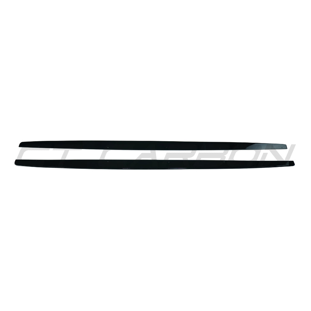 CT CARBON BMW 1 SERIES E82/E83/E87/E88 2004-2013 GLOSS BLACK SIDE SKIRTS | SWISS HOMOLOGATED