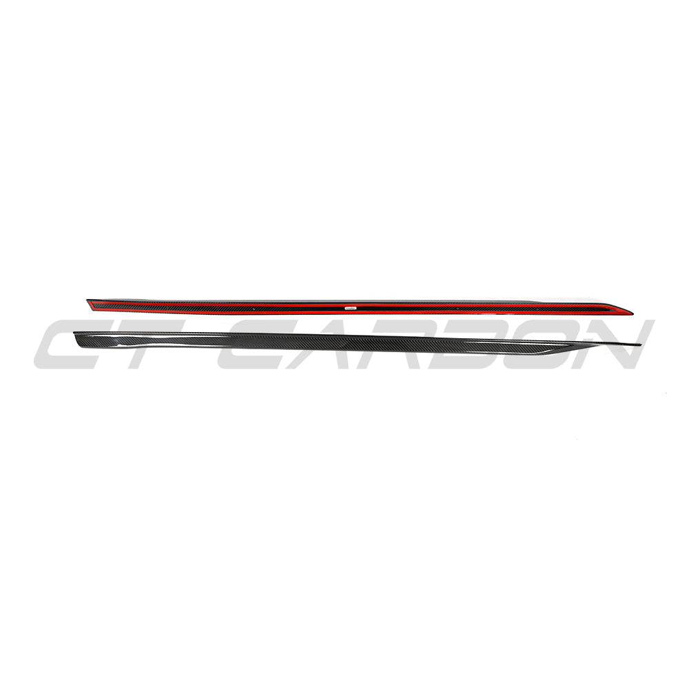 CT CARBON BMW 5 SERIES G60/G61 2024+ CARBON FIBRE SIDE SKIRTS | SWISS HOMOLOGATED