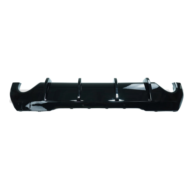CT CARBON BMW F40 1 SERIES 2019-2024 GLOSS BLACK DIFFUSER - DUAL EXIT - V1 | SWISS HOMOLOGATED