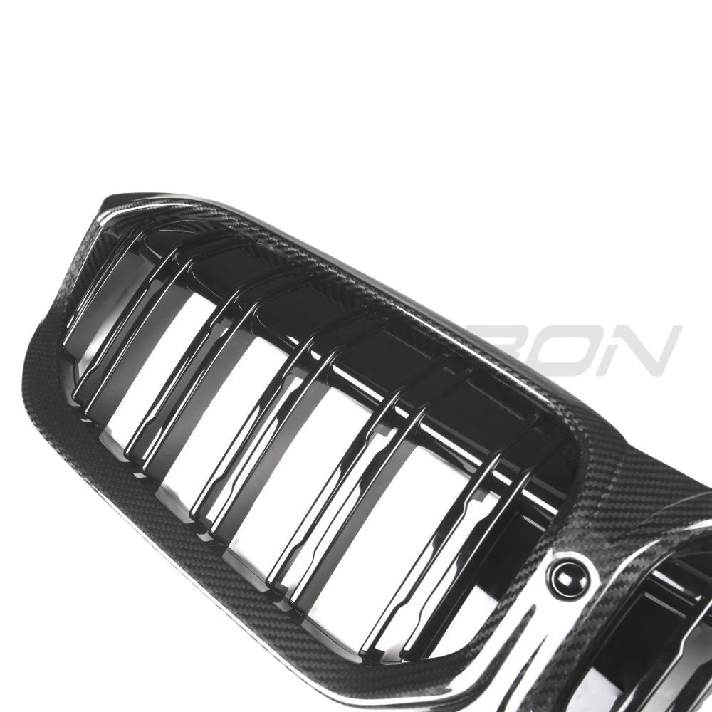 CT CARBON BMW 3 SERIES G20/G21 LCI 2022+ CARBON FIBRE DOUBLE SLAT GRILLE | HOMOLOGATION IN PROCESS
