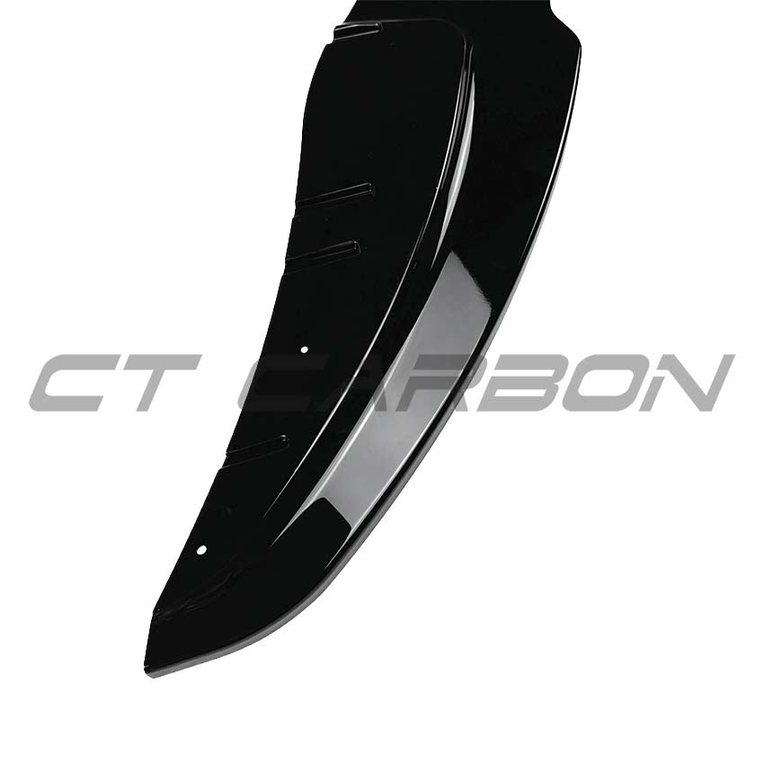 CT CARBON BMW 1 SERIES (E81/E82/E87/E88) 2004-2013 GLOSS BLACK SPLITTER | HOMOLOGATION IN PROCESS