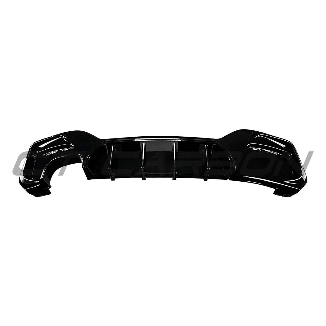 CT CARBON BMW F20 1 SERIES LCI 2015-2019 GLOSS BLACK TWIN LEFT DIFFUSER | SWISS HOMOLOGATED