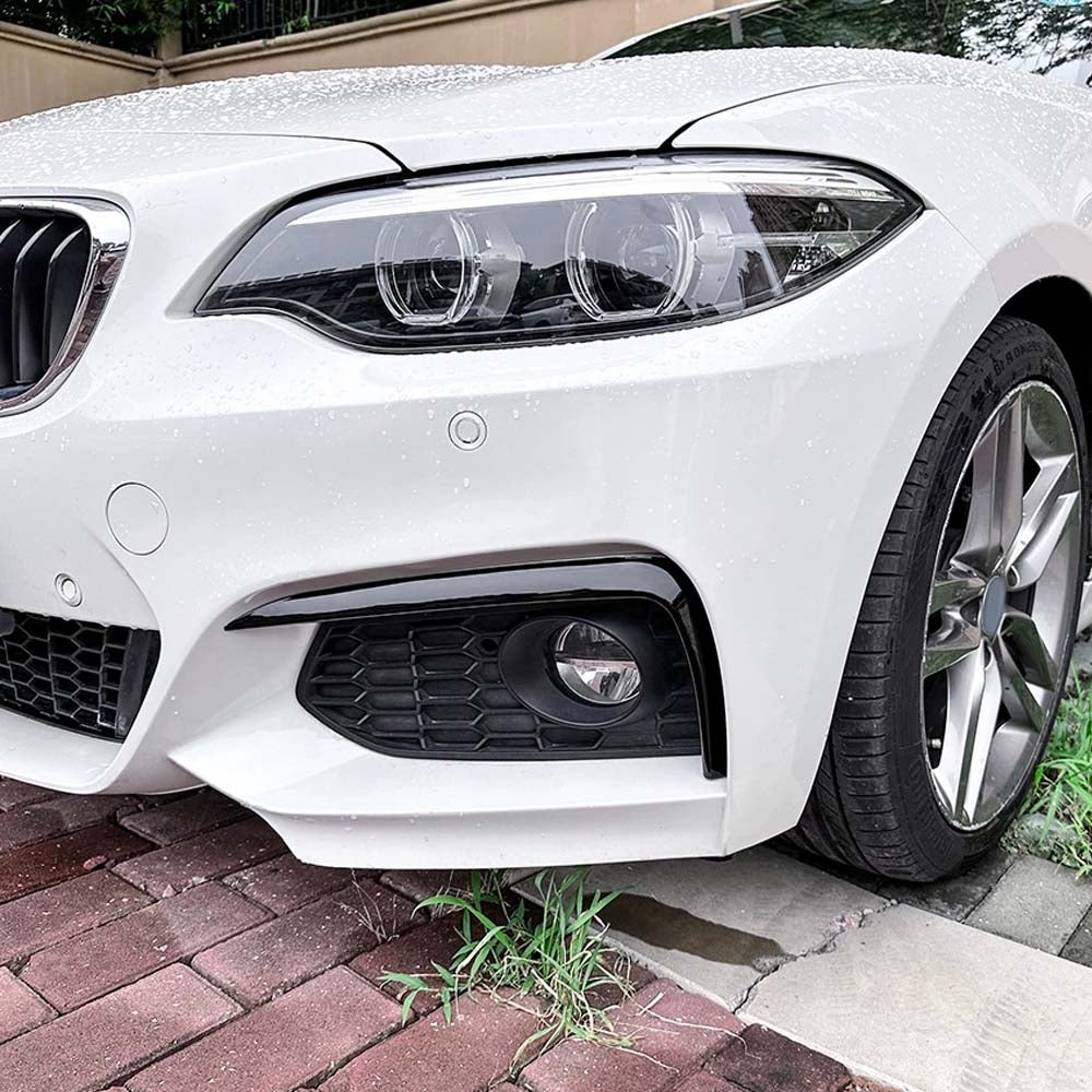 CT CARBON BMW F22/F23 2 SERIES 2013-2021 GLOSS BLACK FRONT BUMPER TRIM | HOMOLOGATION IN PROCESS
