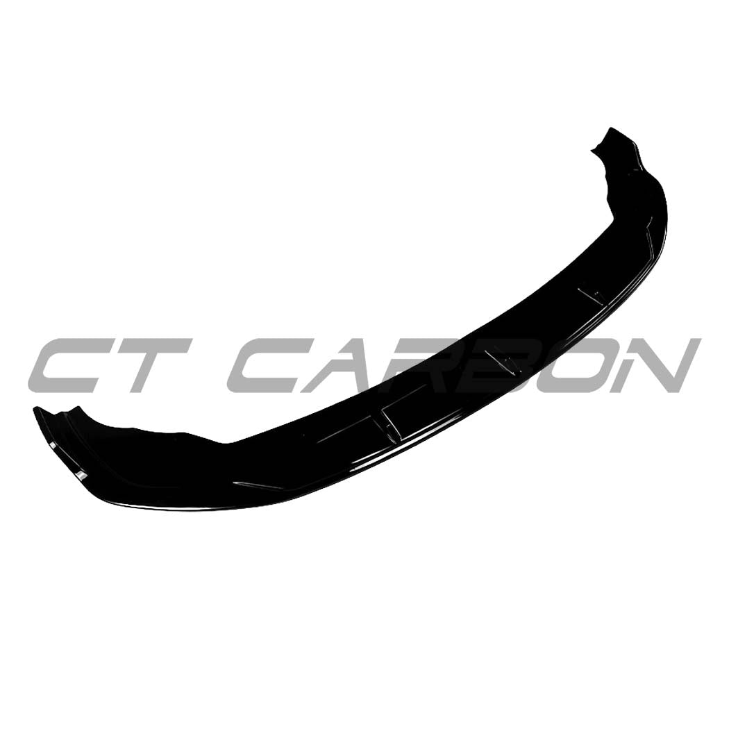 CT CARBON BMW F40 1 SERIES & F44 2 SERIES 2019-2024 GLOSS BLACK SPLITTER - V5 | HOMOLOGATION IN PROCESS