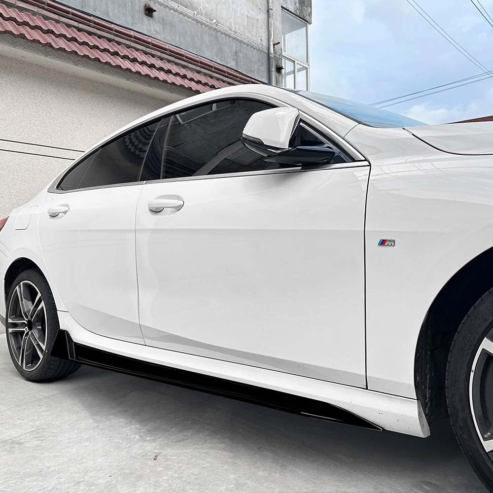 CT CARBON BMW F40/F70 1 SERIES & F44/F74 2 SERIES 2019+ GLOSS BLACK SIDE SKIRTS | SWISS HOMOLOGATED