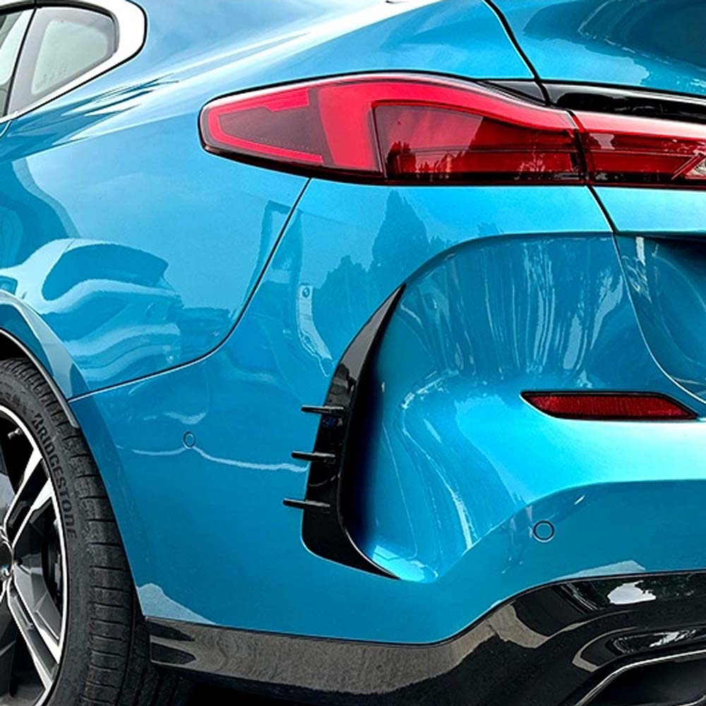 CT CARBON BMW F44 2 SERIES 2020-2024 GLOSS BLACK REAR BUMPER TRIM | SWISS HOMOLOGATED