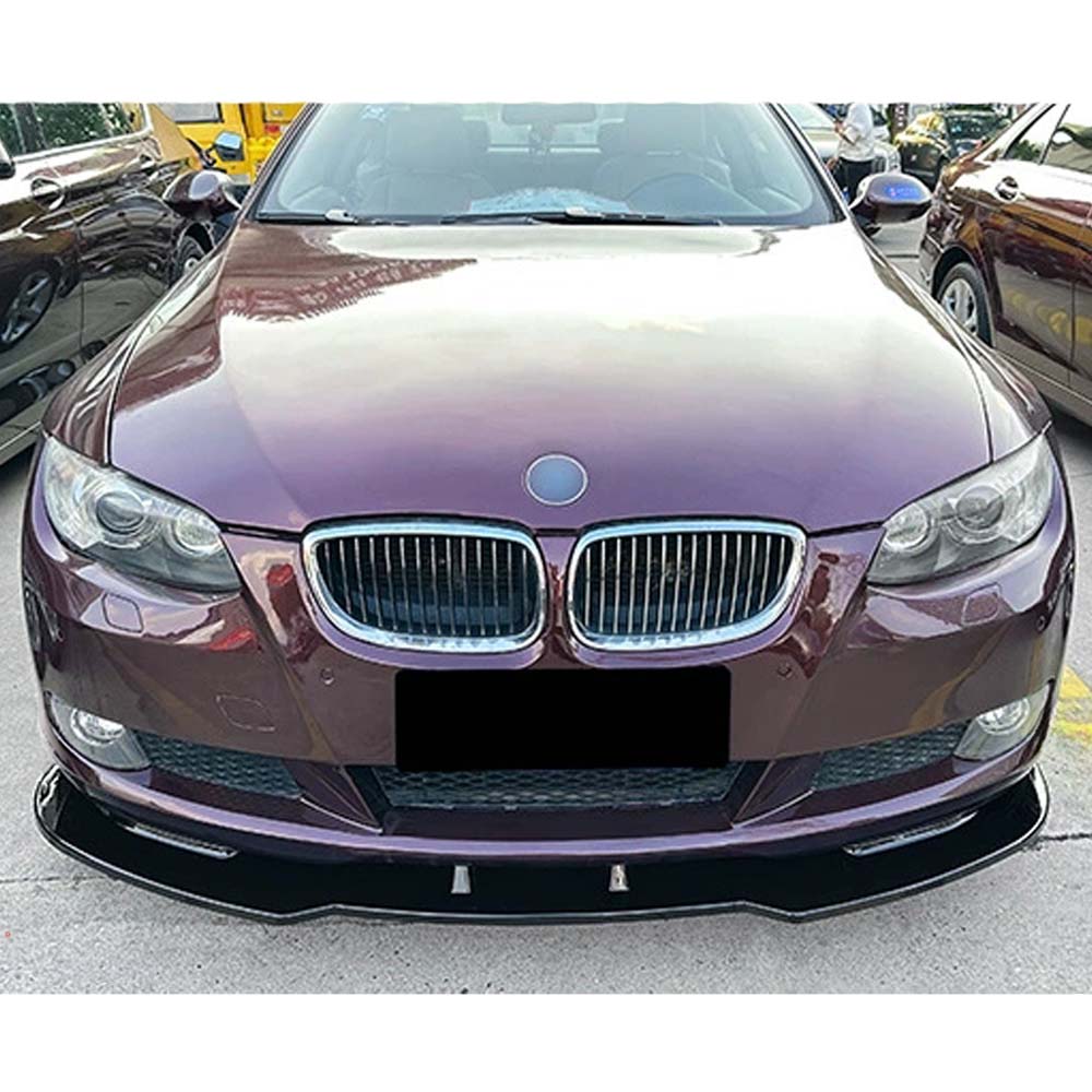 CT CARBON BMW E92/E93 3 SERIES PRE-LCI 2006-2009 GLOSS BLACK SPLITTER - V8 | HOMOLOGATION IN PROCESS