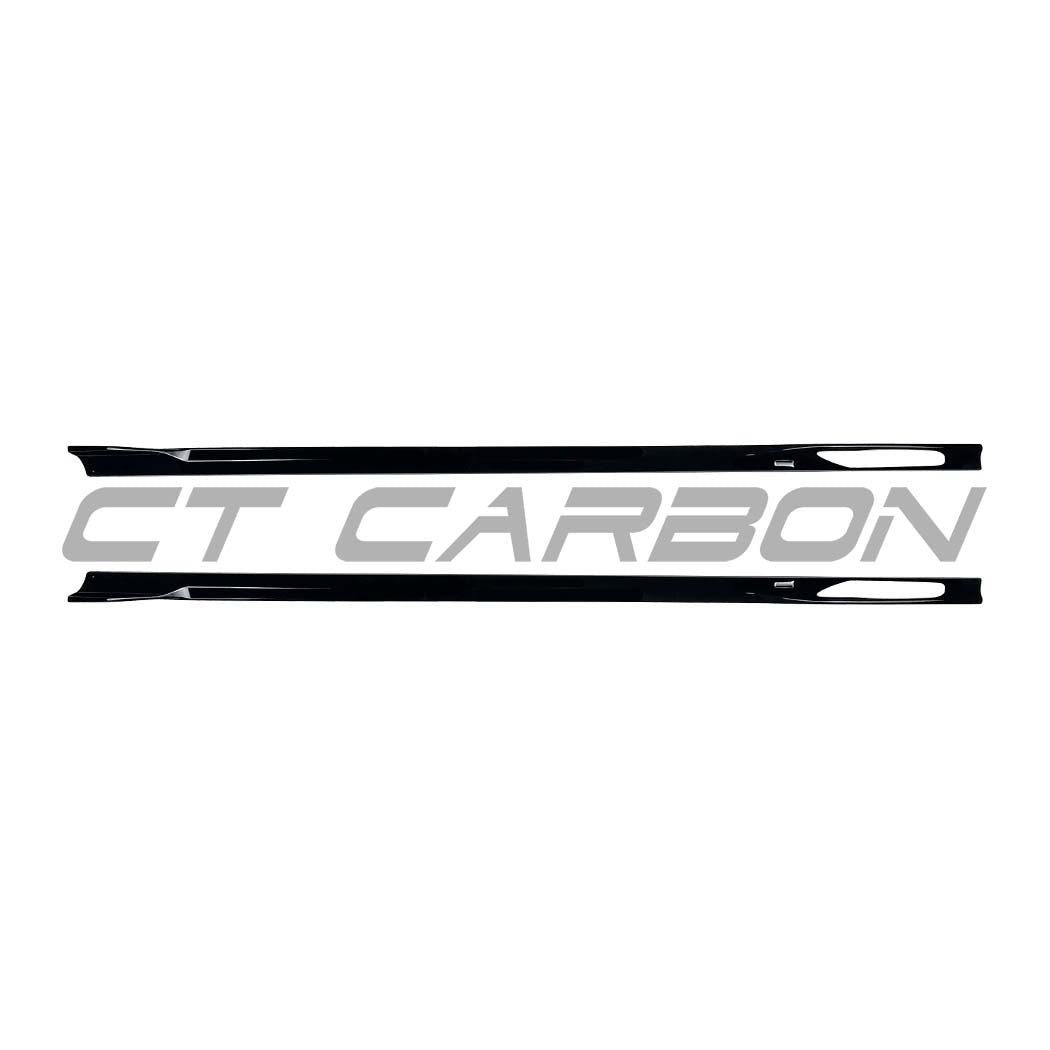CT CARBON BMW G26 4 SERIES & I4 2020+ GLOSS BLACK SIDE SKIRTS | SWISS HOMOLOGATED
