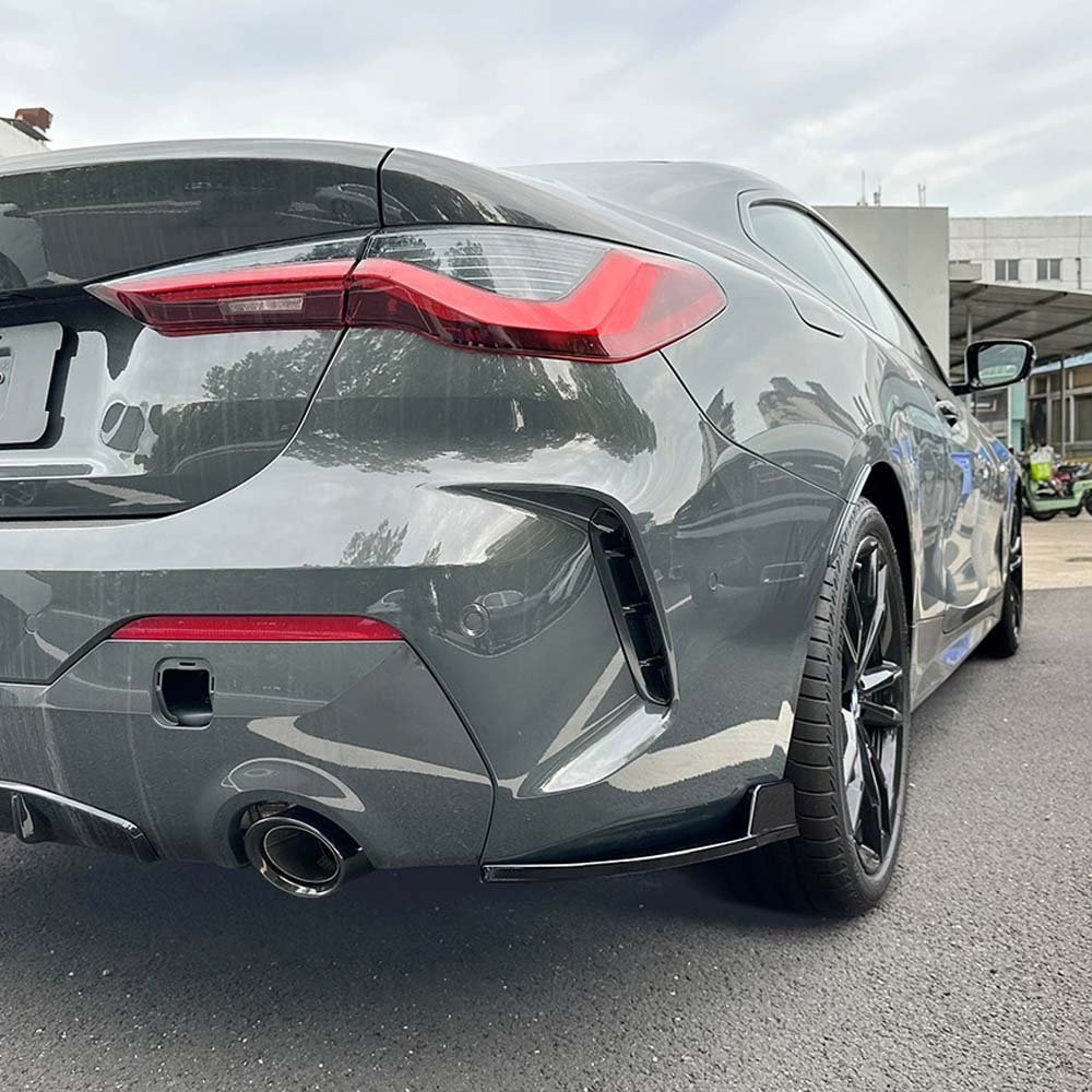 CT CARBON BMW G22/G23 4 SERIES 2020-2024 GLOSS BLACK REAR BUMPER CORNERS | SWISS HOMOLOGATED