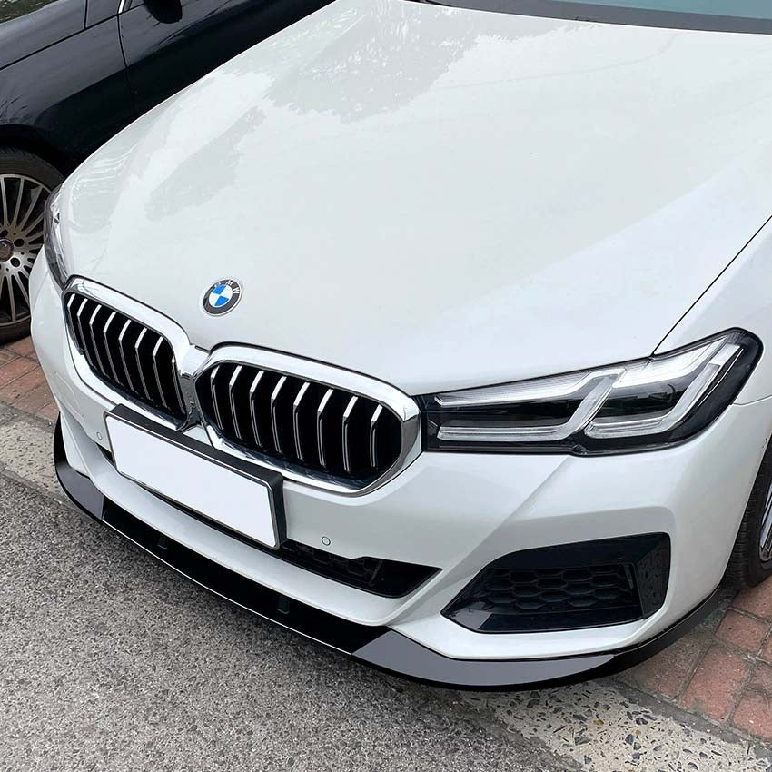 CT CARBON BMW G30/G31 5 SERIES LCI 2021-2023 GLOSS BLACK SPLITTER - V3 | HOMOLOGATION IN PROCESS