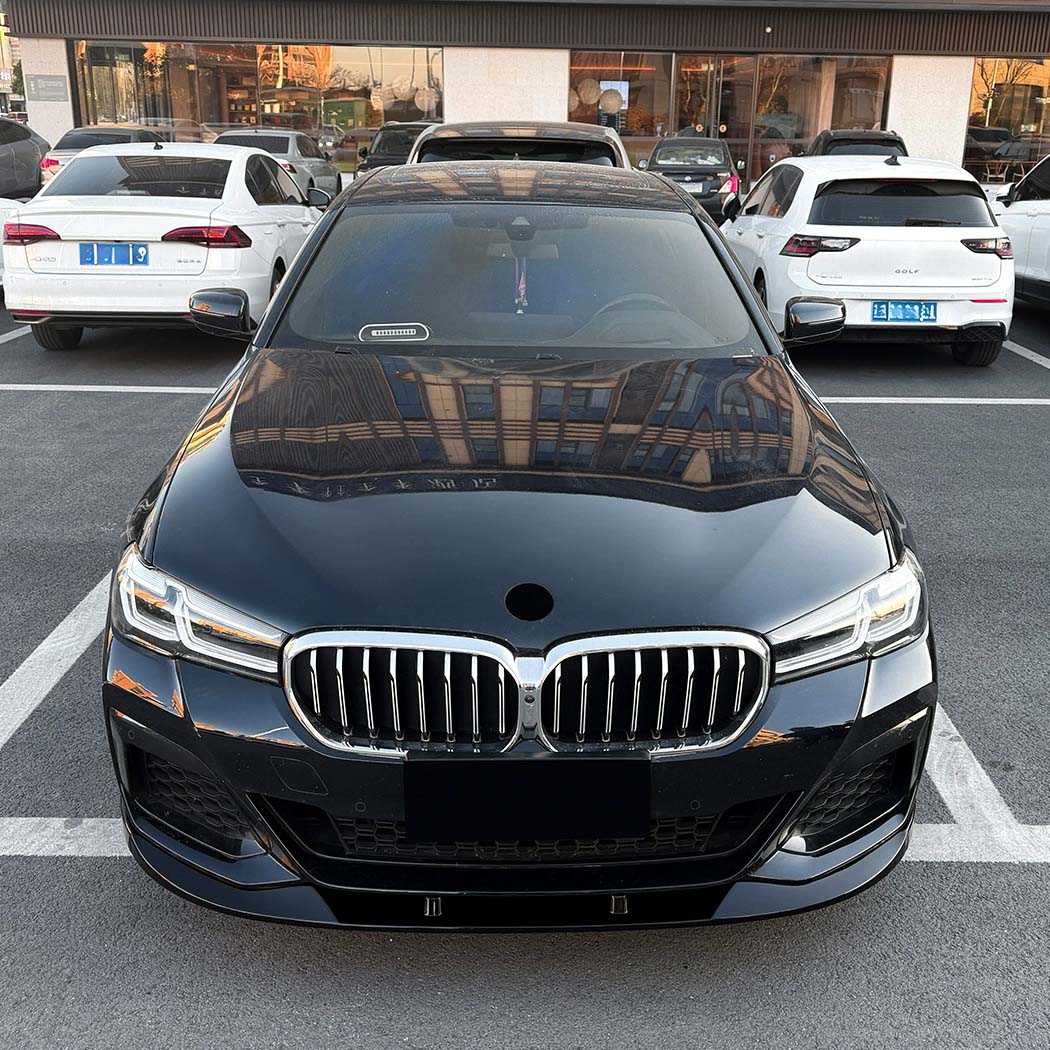 CT CARBON BMW G30/G31 5 SERIES LCI 2021-2023 GLOSS BLACK SPLITTER - V4 | HOMOLOGATION IN PROCESS