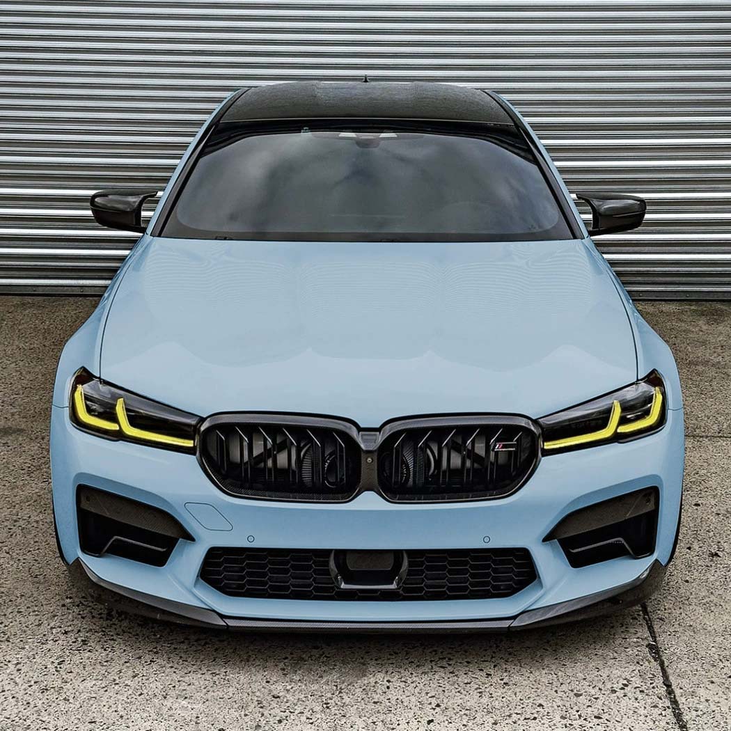 CT CARBON BMW F90 M5 LCI 2021-2023 GLOSS BLACK SPLITTER | HOMOLOGATION IN PROCESS