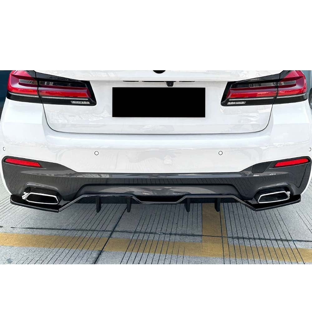 CT CARBON BMW G30/G31 5 SERIES LCI 2020-2023 GLOSS BLACK DIFFUSER | SWISS HOMOLOGATED