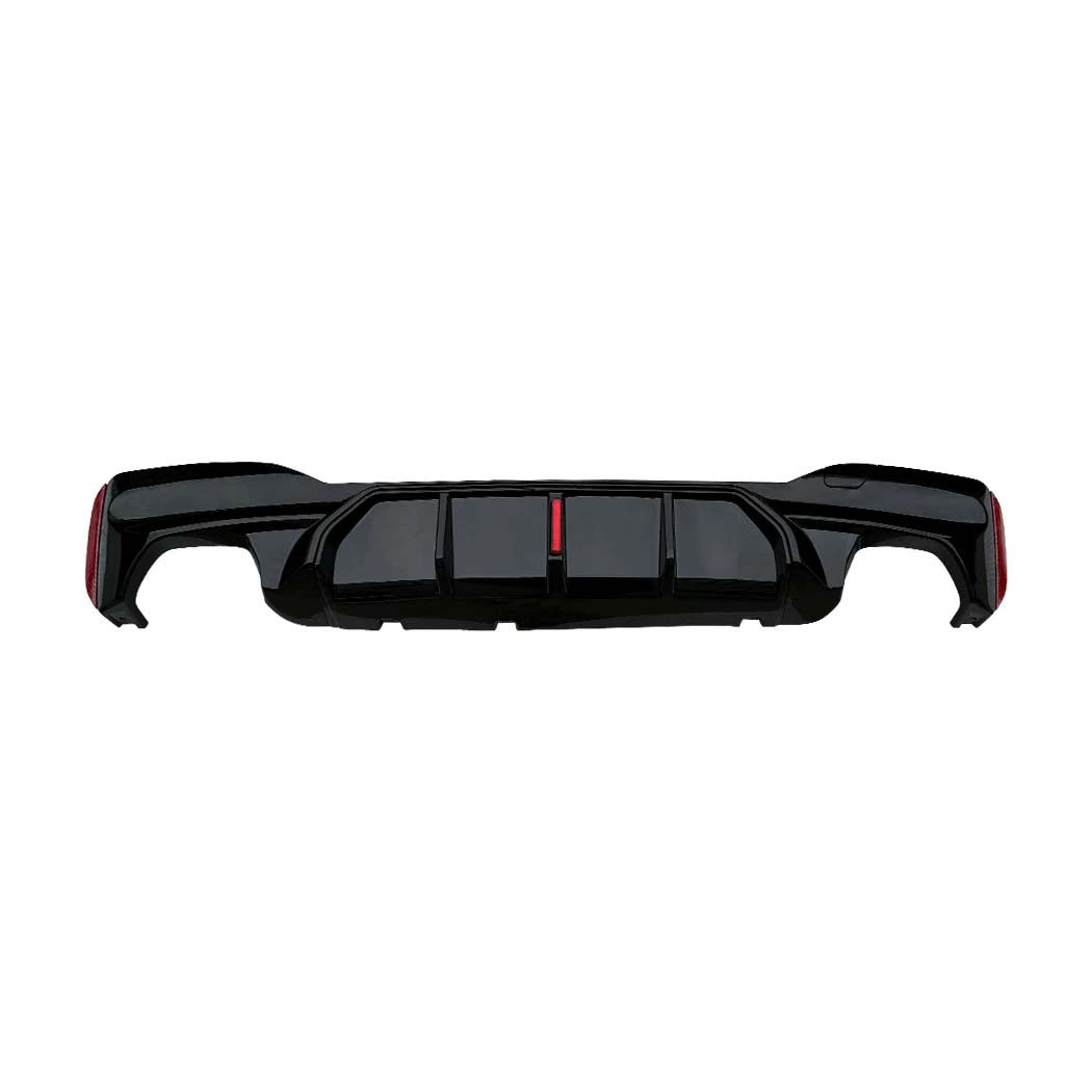 CT CARBON BMW G30/G31 5 SERIES LCI 2020-2023 GLOSS BLACK DIFFUSER WITH LED | SWISS HOMOLOGATED