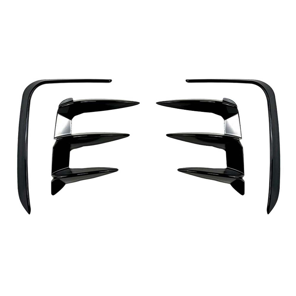 CT CARBON BMW G01 X3 LCI 2022+ GLOSS BLACK REAR BUMPER TRIMS - V2 | SWISS HOMOLOGATED