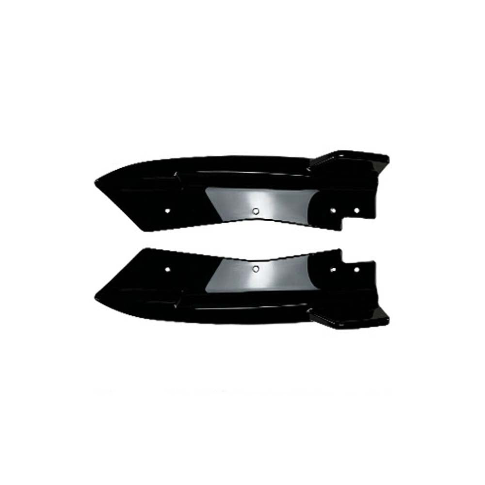 CT CARBON BMW G01 X3 LCI 2022+ GLOSS BLACK REAR BUMPER CORNERS | SWISS HOMOLOGATED