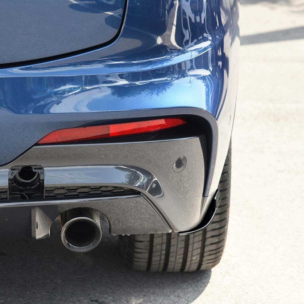 CT CARBON BMW G02 X4 PRE-LCI 2019-2021 GLOSS BLACK REAR BUMPER CORNERS | SWISS HOMOLOGATED