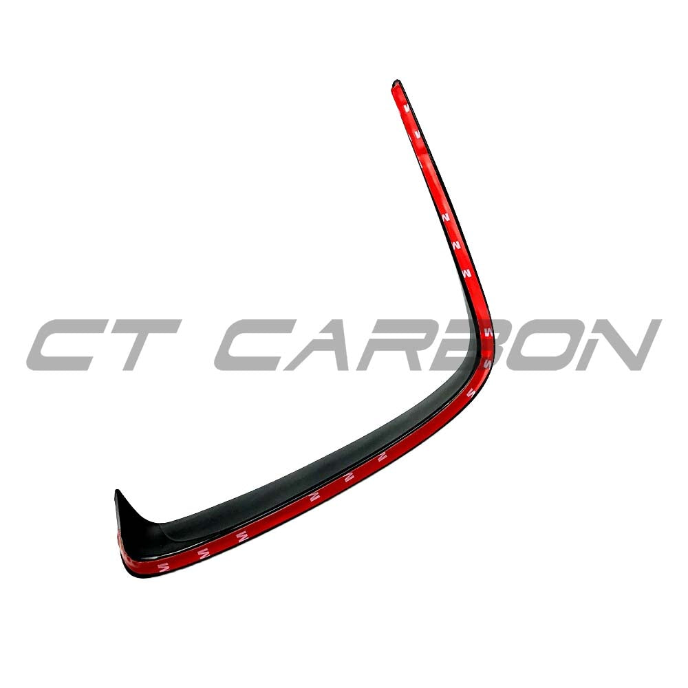 CT CARBON MERCEDES A-CLASS W176 (PRE-FACELIFT) 2012-2015 GLOSS BLACK REAR BUMPER TRIMS | SWISS HOMOLOGATED