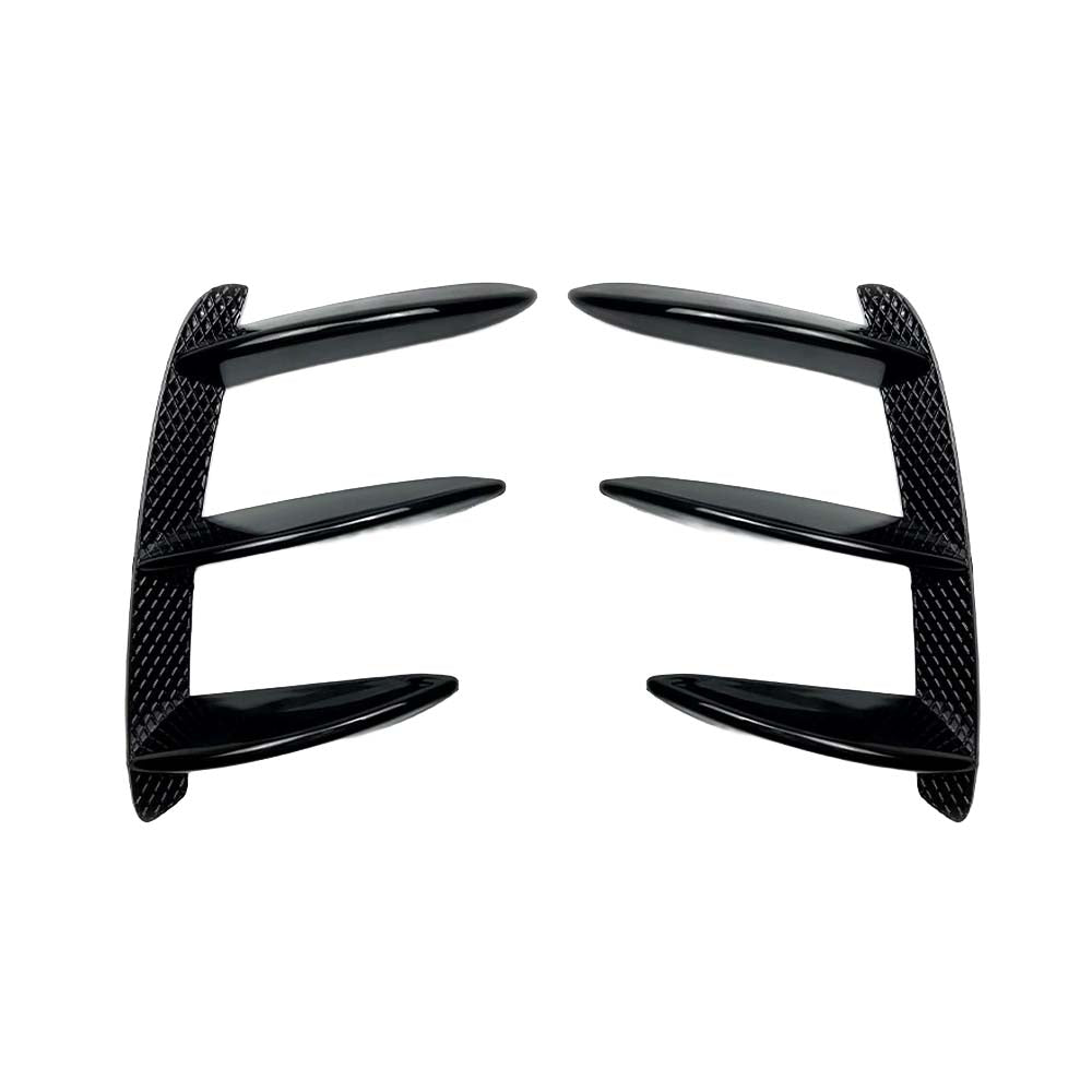 CT CARBON MERCEDES A-CLASS W176 (FACELIFT) 2015-2018 GLOSS BLACK REAR BUMPER TRIMS | SWISS HOMOLOGATED