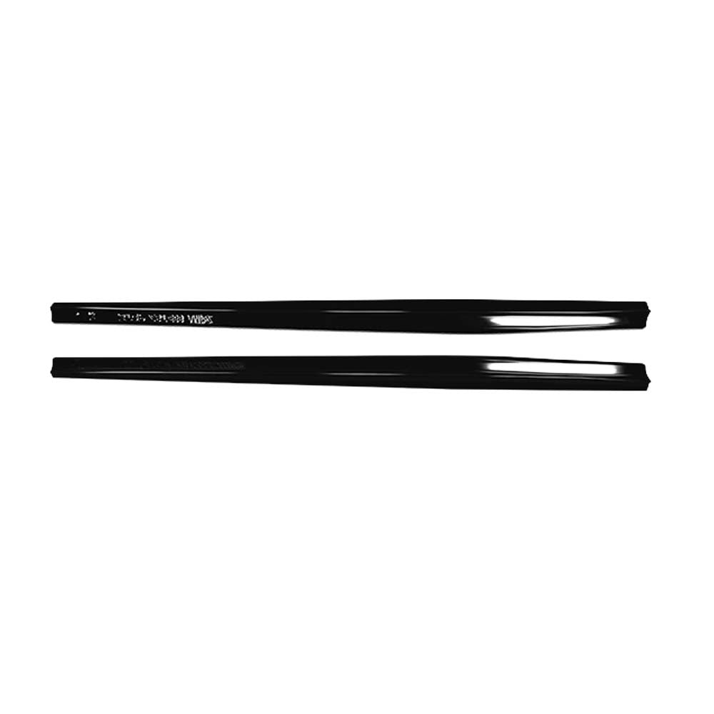 CT CARBON MERCEDES A-CLASS W176 2012-2018 GLOSS BLACK SIDE SKIRTS | SWISS HOMOLOGATED