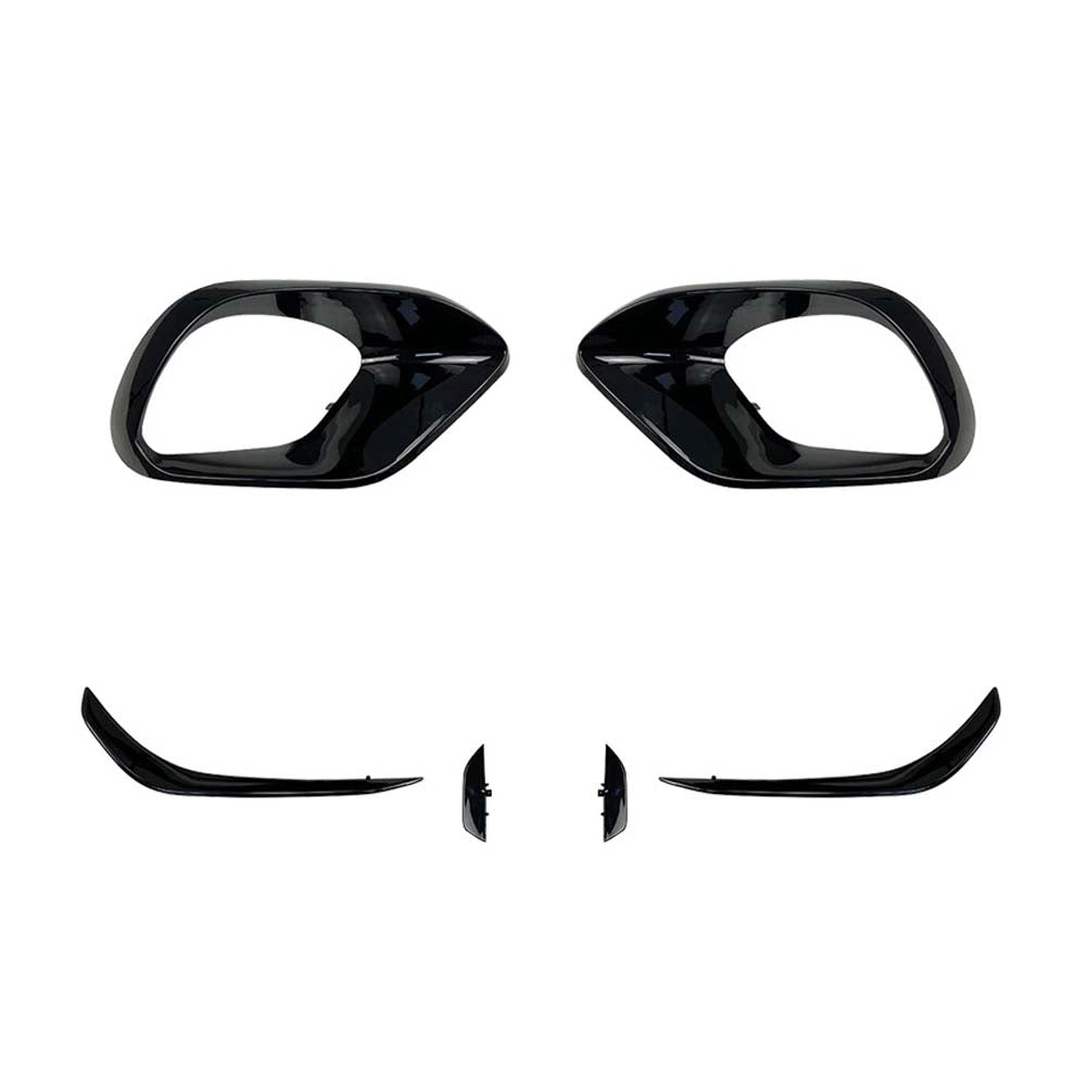 CT CARBON MERCEDES CLA 45 C118/X118 2019-2023 GLOSS BLACK FRONT BUMPER VENT TRIMS | HOMOLOGATION IN PROCESS
