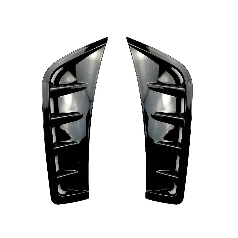 CT CARBON MERCEDES GLC-CLASS (X253/C253) & GLC 43 4MATIC PRE-FACELIFT 2015-2019 GLOSS BLACK FRONT BUMPER VENT TRIMS | HOMOLOGATION IN PROCESS