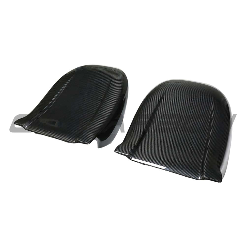 CT CARBON TESLA MODEL Y 2025+ FACELIFT DRY CARBON FIBRE SEAT BACK COVER REPLACEMENT | NO HOMOLOGATION